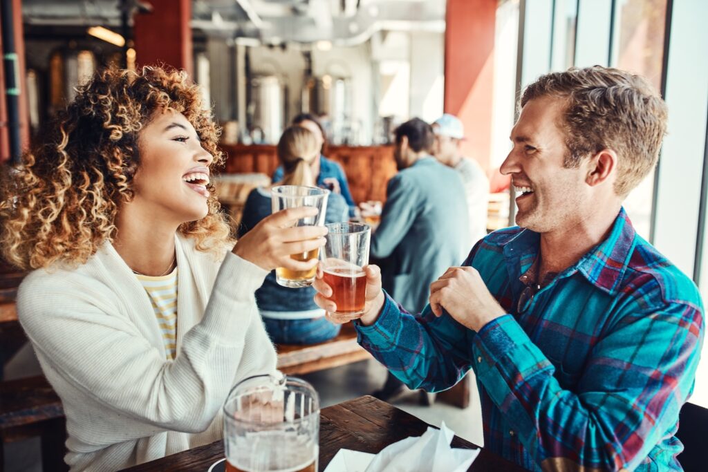 Couple enjoying top restaurants in Danville KY